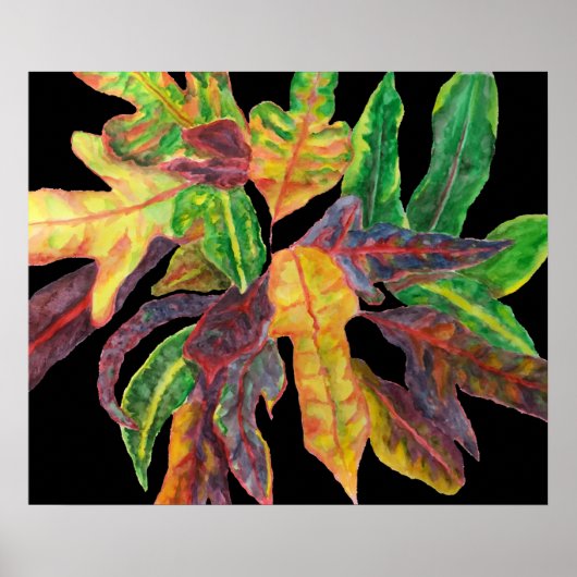 Majestätische Blätter Poster (Vorne)