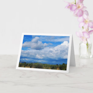 Majestätische Blaue Himmel-Landschaft Karte