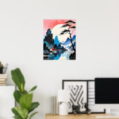 Majestätische China - Landschaften und Stadtschaft Poster (Heimbüro)