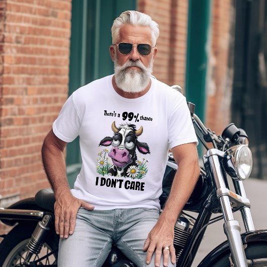 Majestätische einfarbige Kuh mit blushender Nase T-Shirt