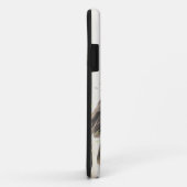 Majestätische Eule auf verblassenen Holzplanken ma Case-Mate iPhone Hülle (Hinten/Rechts)