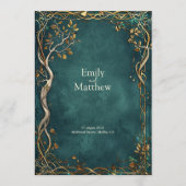 Majestätische Hochzeit in Mittelerden Menükarte (Rückseite)