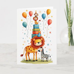 Majestätische Katzen-Geschenke Geburtstagskarte Karte
