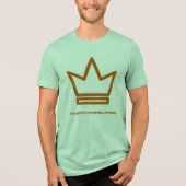 majestätische Konstellationen (grün und braun) Tri-Blend Shirt (Vorderseite)