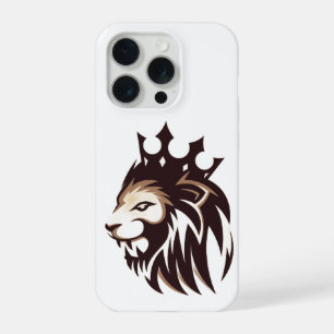 Majestätische Kronenlöwe iPhone 15 Hülle iPhone 15 Pro Hülle