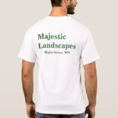 Majestätische Landschaften T-Shirt (Rückseite)