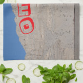 Majestätische Landschaften von Oman Geschirrtuch (Gefaltet)