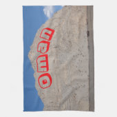 Majestätische Landschaften von Oman Geschirrtuch (Vertikal)