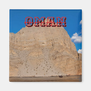 Majestätische Landschaften von Oman Magnet