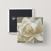 Majestätische Magnolie Button (Vorne & Hinten)