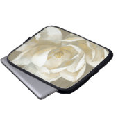 Majestätische Magnolie Laptopschutzhülle (Vorne Knopf)