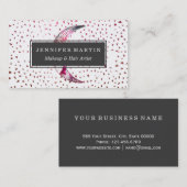 Majestätische Mond-Hand gezeichnete Visitenkarte (Vorne/Hinten)