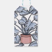 Majestätische Monstera Geschenkanhänger (Rückseite)