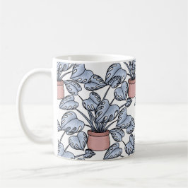 Majestätische Monstera Kaffeetasse