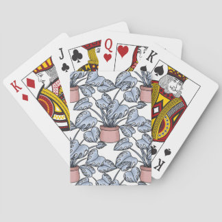 Majestätische Monstera Spielkarten