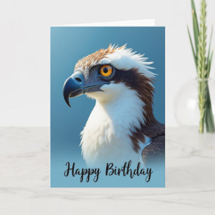 Majestätische Raubvogel-Geburtstagskarte Karte
