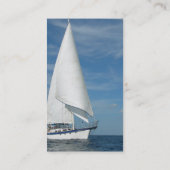 Majestätische Segel-Visitenkarten Visitenkarte (Rückseite)