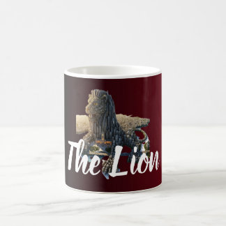 Majestätische Stadtlandschaft Löwe Krafttier Kaffe Kaffeetasse