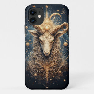 Majestätische Steinbock-Sternzeichen-Kunst Case-Mate iPhone Hülle