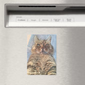 Majestätische Tigerkatze  Magnet (In Situ (Geschirrspüler))