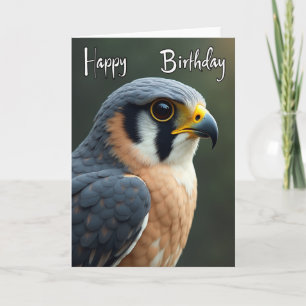 Majestätische Vogel-Geburtstagskarte Karte