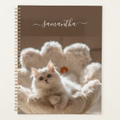 Majestätische weiße Katze Planer (Vorderseite)