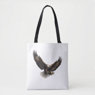 Majestätische Weißkopfseeadler-Grafik-Tasche Tasche