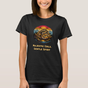 Majestätische Windungen Sanfter Geist Ball Python  T-Shirt