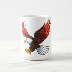Majestätischer Adler im Flug Kaffeetasse