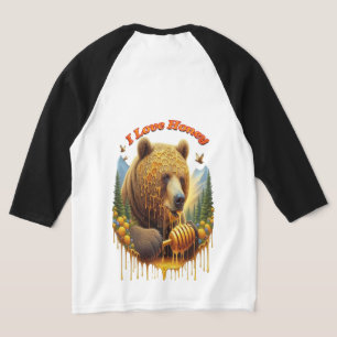 Majestätischer Bär, der sich auf den herrlichen Ho T-Shirt