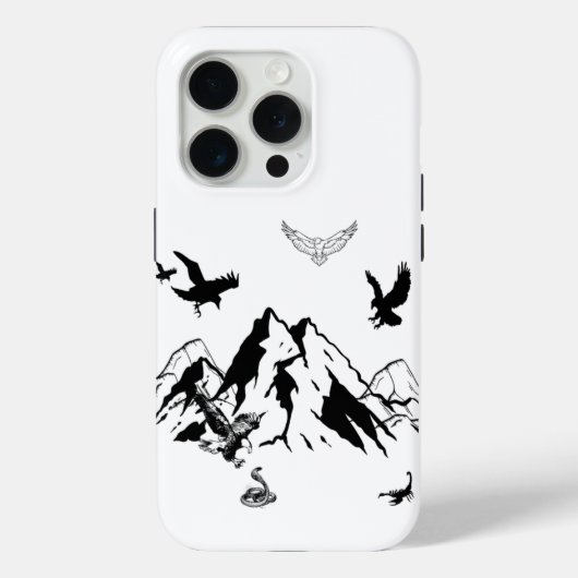 Majestätischer Bergadler – iPhone 15 Pro Max Hülle (Rückseite)
