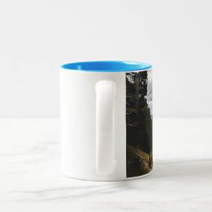 Majestätischer Berglandschaft-Kaffeebecher   Szeni Zweifarbige Tasse