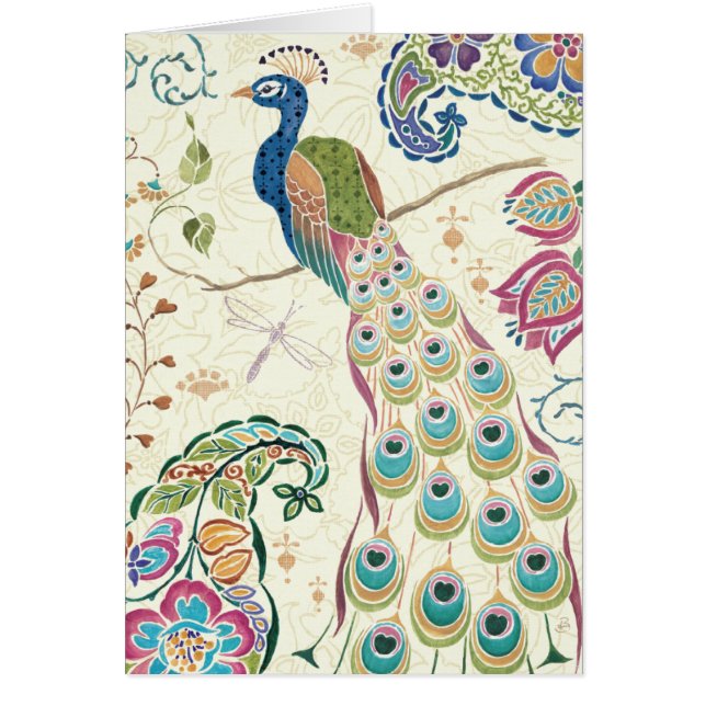 Majestätischer blauer Pfau (Vorne)