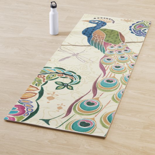 Majestätischer blauer Pfau Yogamatte (Beispiel)