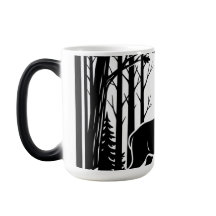 Majestätischer Bock, Schwarz-Weiß-Natur