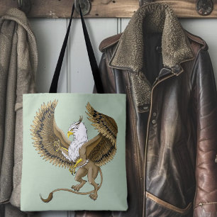Majestätischer Braun Fantasy Greif Mythischer Gryp Tasche