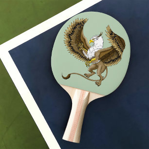 Majestätischer brauner Fantasy-Greif mythischer Gr Tischtennis Schläger