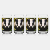 Majestätischer britischer Dachs Highball Dosenglas (Vorderseite)