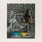 Majestätischer Dark Fantasy Rottweiler Gargoyle Bu Puzzle (Vertikal)