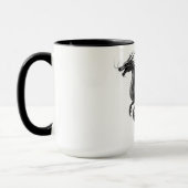 Majestätischer Drachen-Kaffeebecher Tasse (Links)