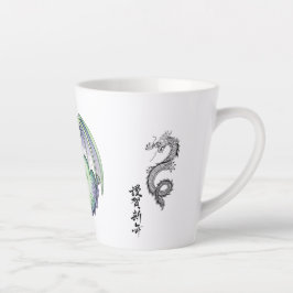 Majestätischer Drachenbecher Milchtasse