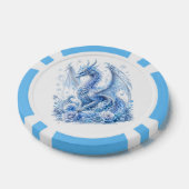 Majestätischer Eisdrache Pokerchips (Einzeln)