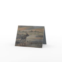 Majestätischer Elch 4" x 5,6"