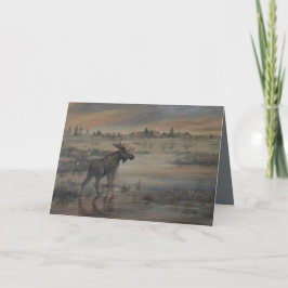 Majestätischer Elch 5" x 7" Karte