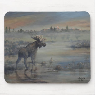 Majestätischer Elch Mousepad