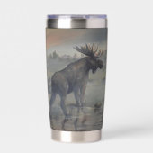 Majestätischer Elch Thermobecher (Vorderseite)