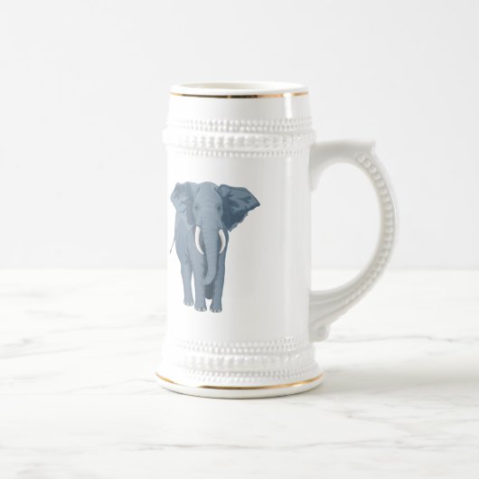 Majestätischer Elefant Bierglas (Rechts)