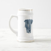 Majestätischer Elefant Bierglas (Links)