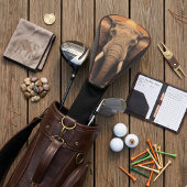 Majestätischer Elefant Golf Headcover