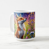 Majestätischer Fuchs Kaffeetasse (Vorderseite Links)